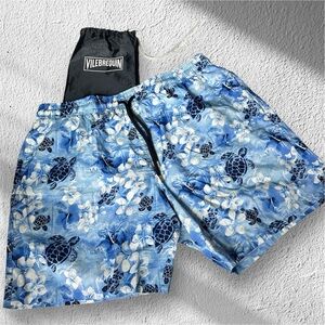 Vilebrequin Hawaiian Print Swim Trunks Sz XXXL
